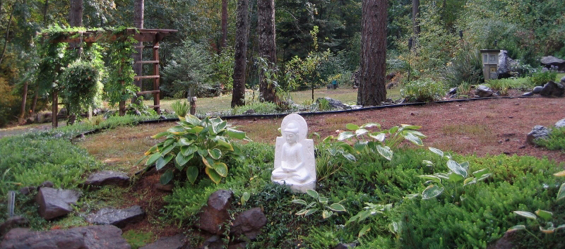 Buddha in the Hermitage Garden